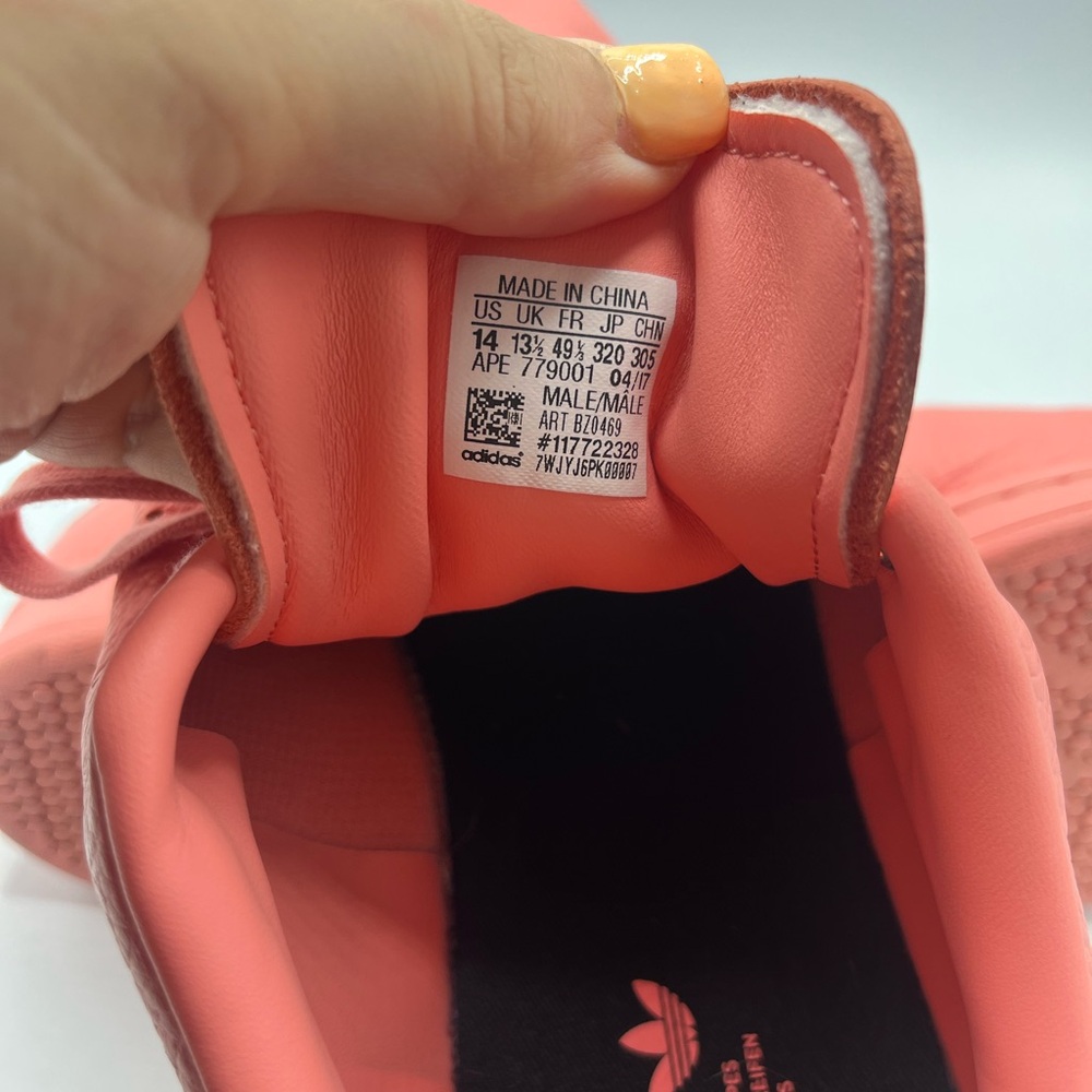 Adidas Stan Smith Tactil Rose Rare Pink BZ0469 Men US 14 Pharrell Rare - Picture 8 of 8